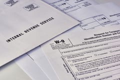 IRS w-9 form