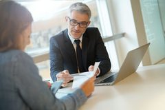 business loan meeting