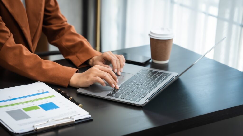 Business owner getting started with cloud-based accounting