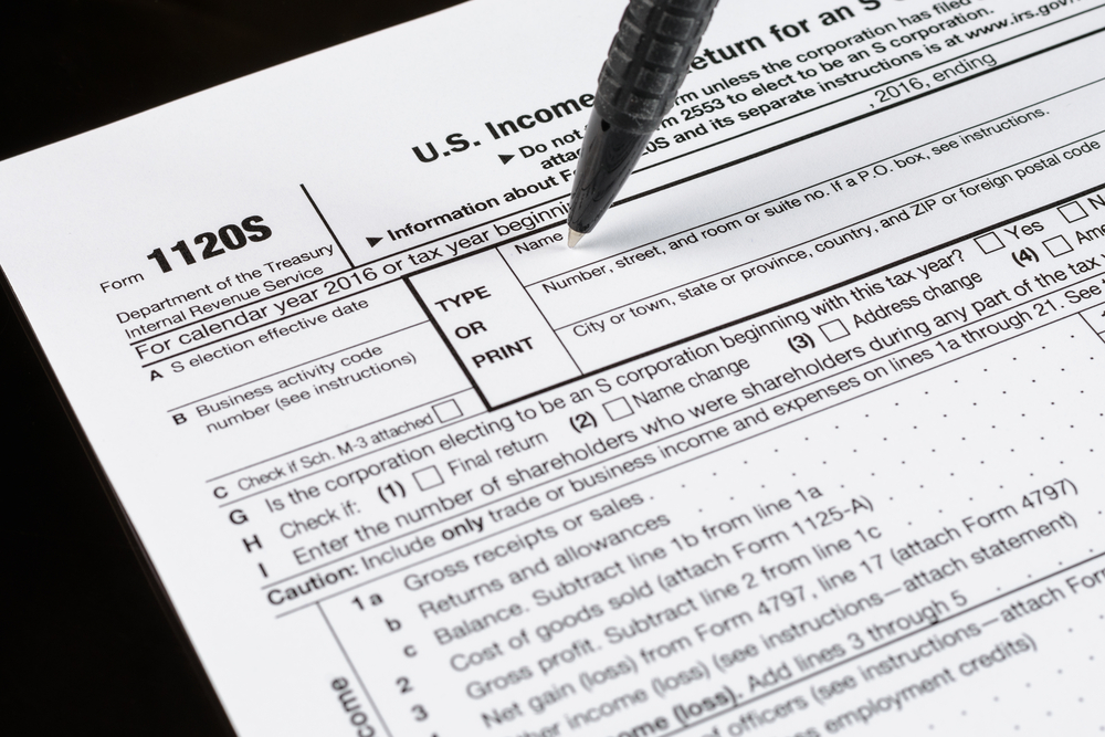 Form 1120S Block Advisors