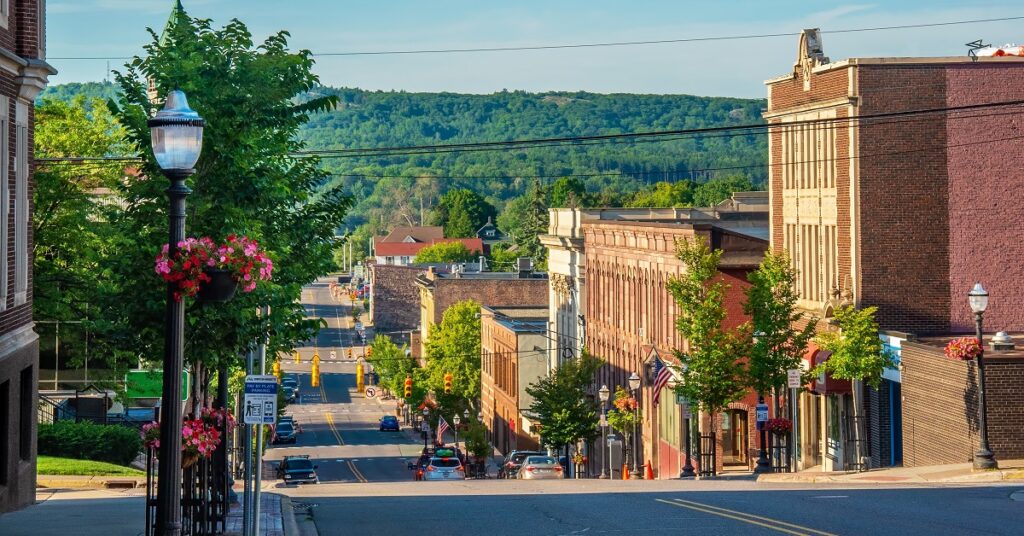 A main street with Michigan LLCs