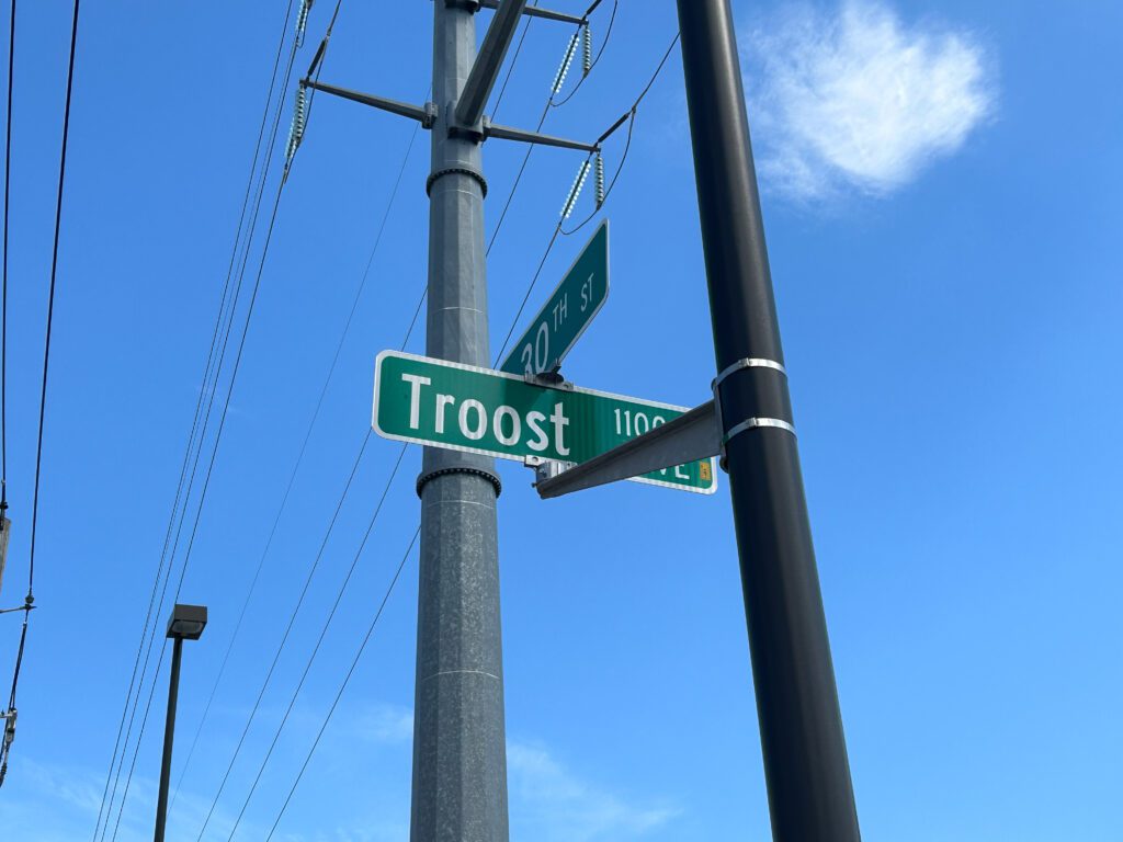 Troost and 30th cross streets for the Combine