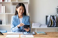 a business owner sitting in a desk who knows what is accounts payable